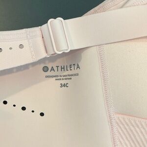 Athleta Cream Adjustable Bra
